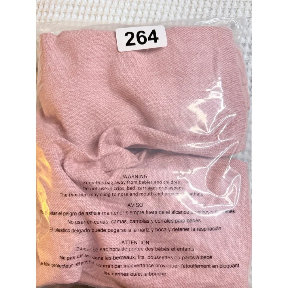 Ted Baker Trousers Mens 34R Pink Linen Blend Slim Fit Damaskt Chinos